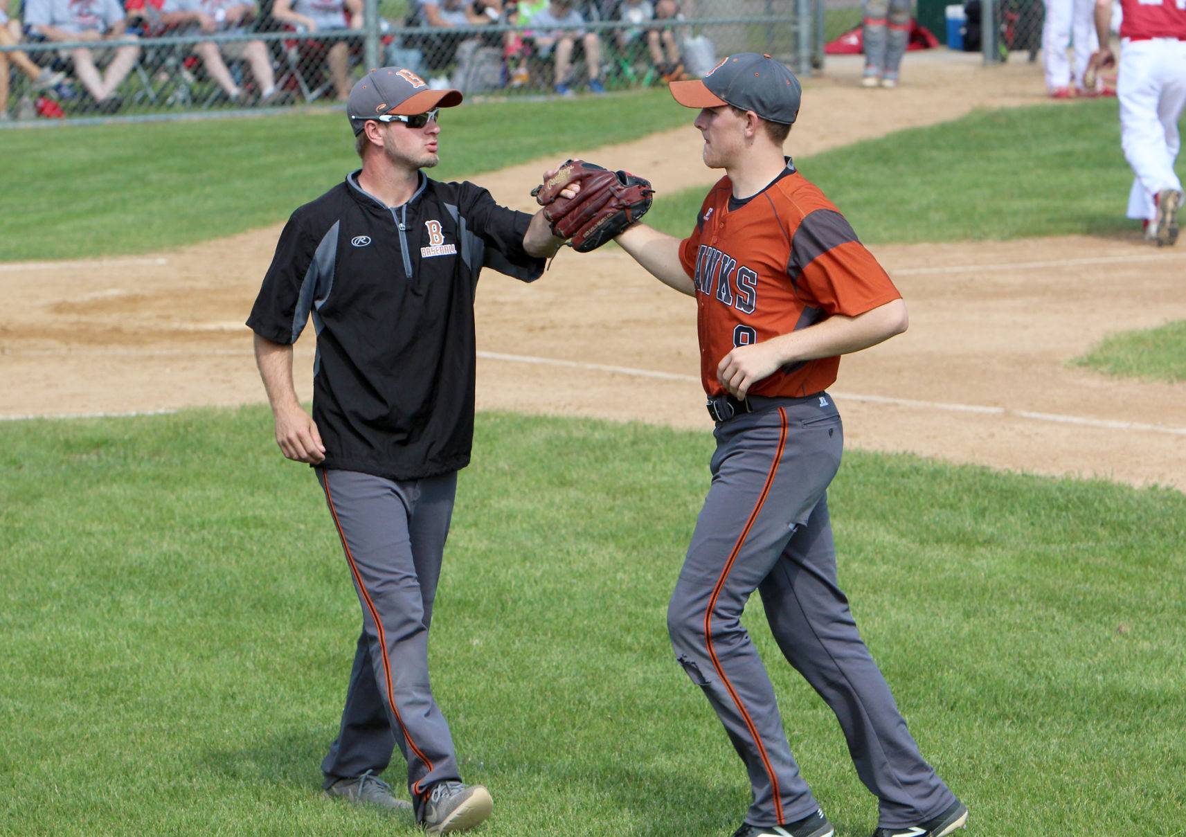 Bloomer baseball vs Cumberland at Casper Park 6-4-19
